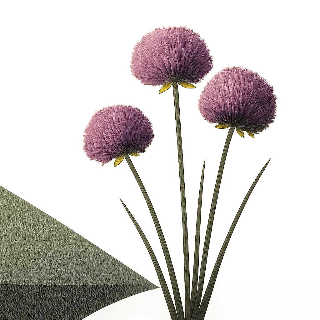 Chive blossom
